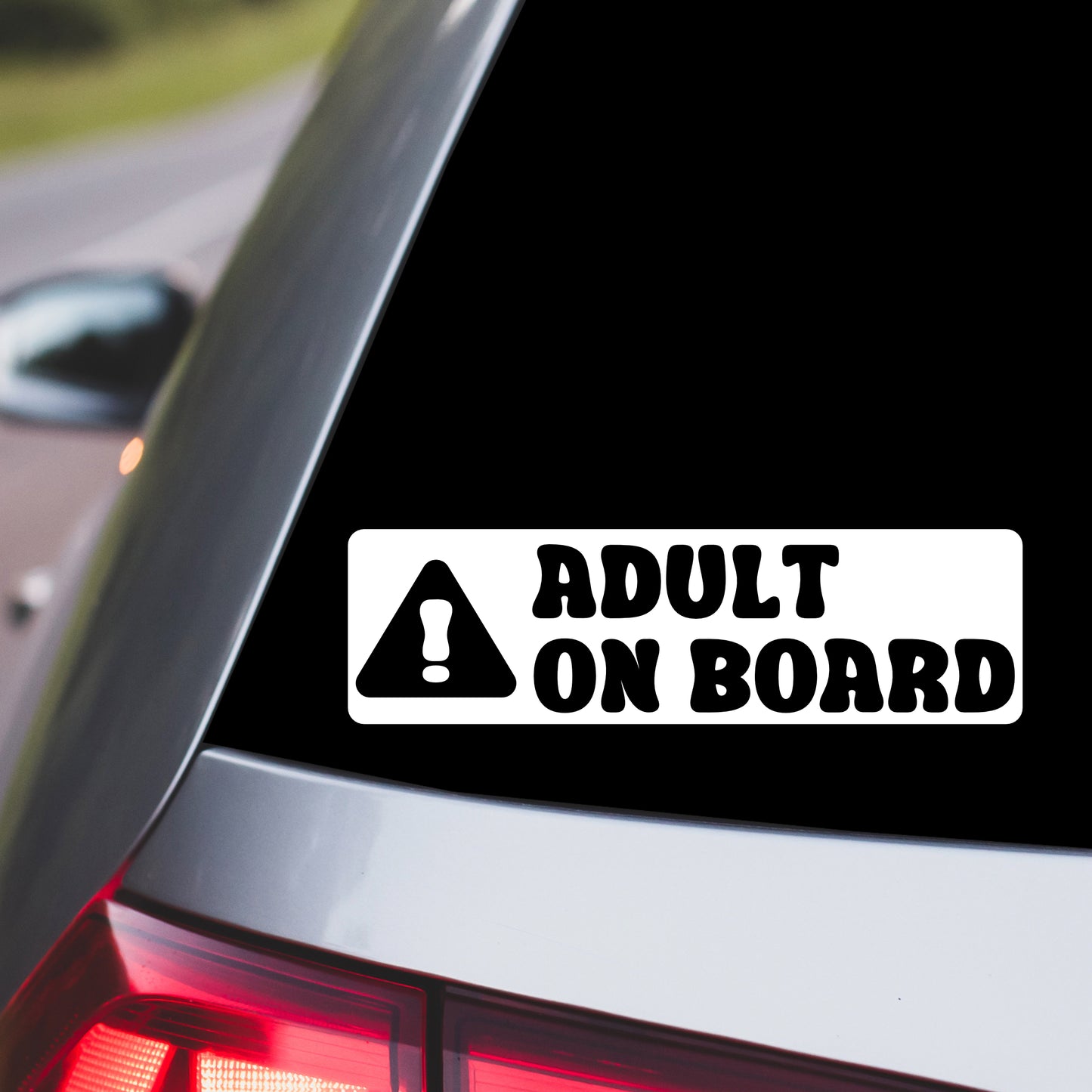 Adult on Board Car Decal