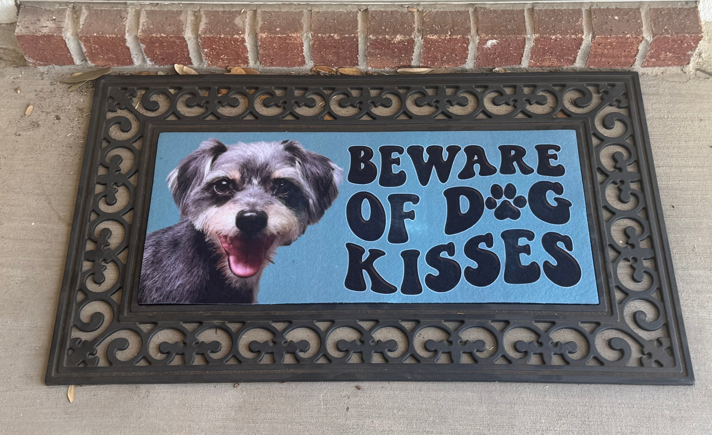 Your Pet on a Door Mat! Interchangeable Inserts!