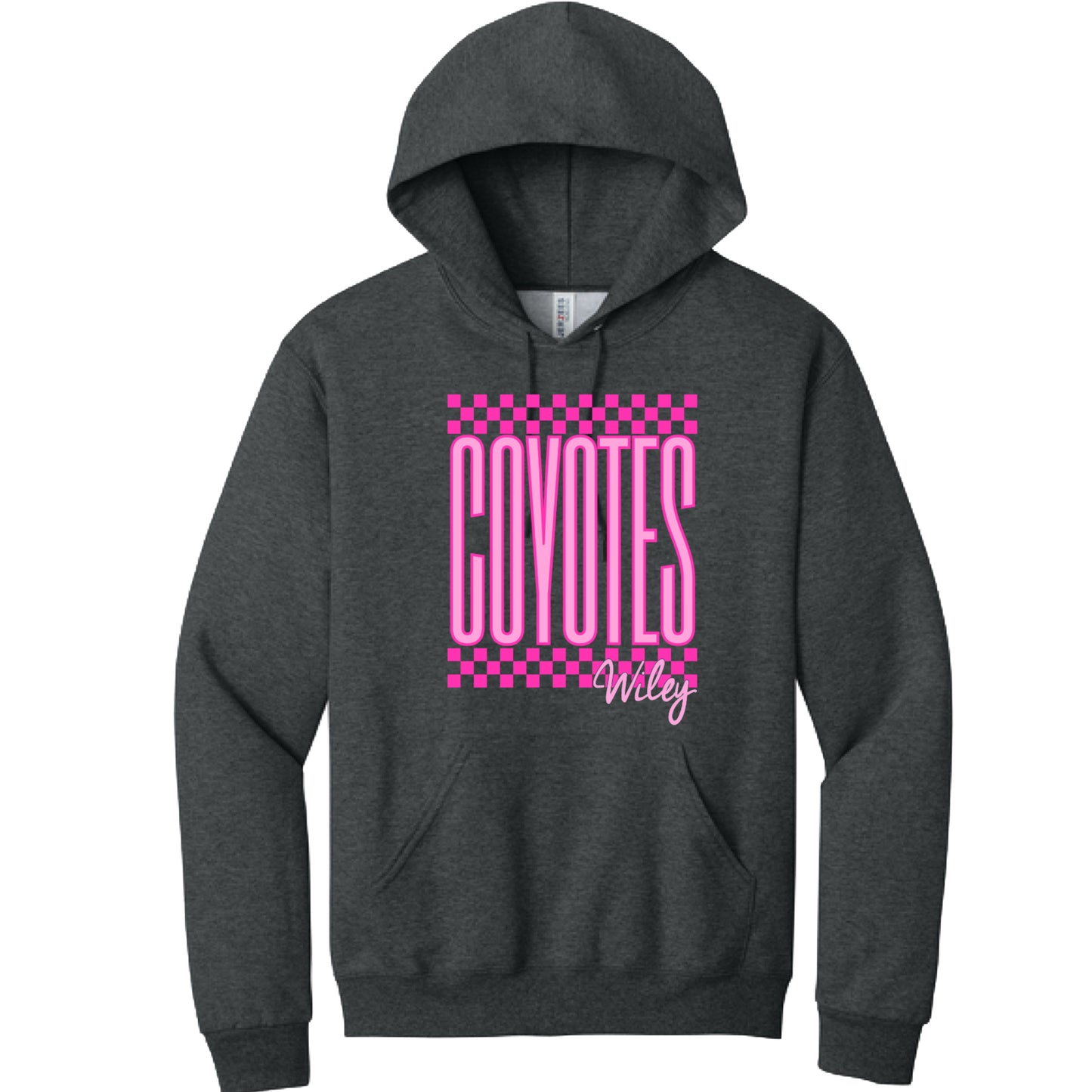 Wiley Coyotes Pink Checkered Apparel