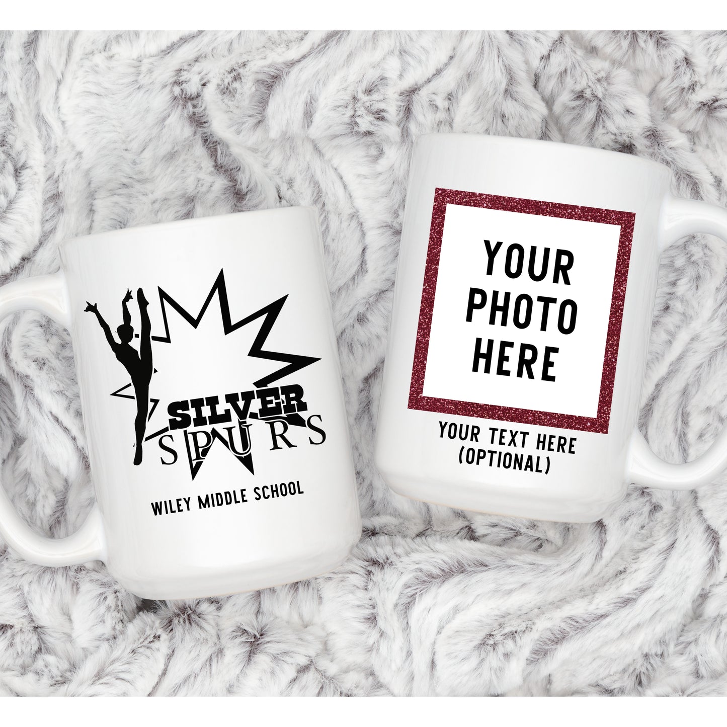 Silver Spurs Photo Mug