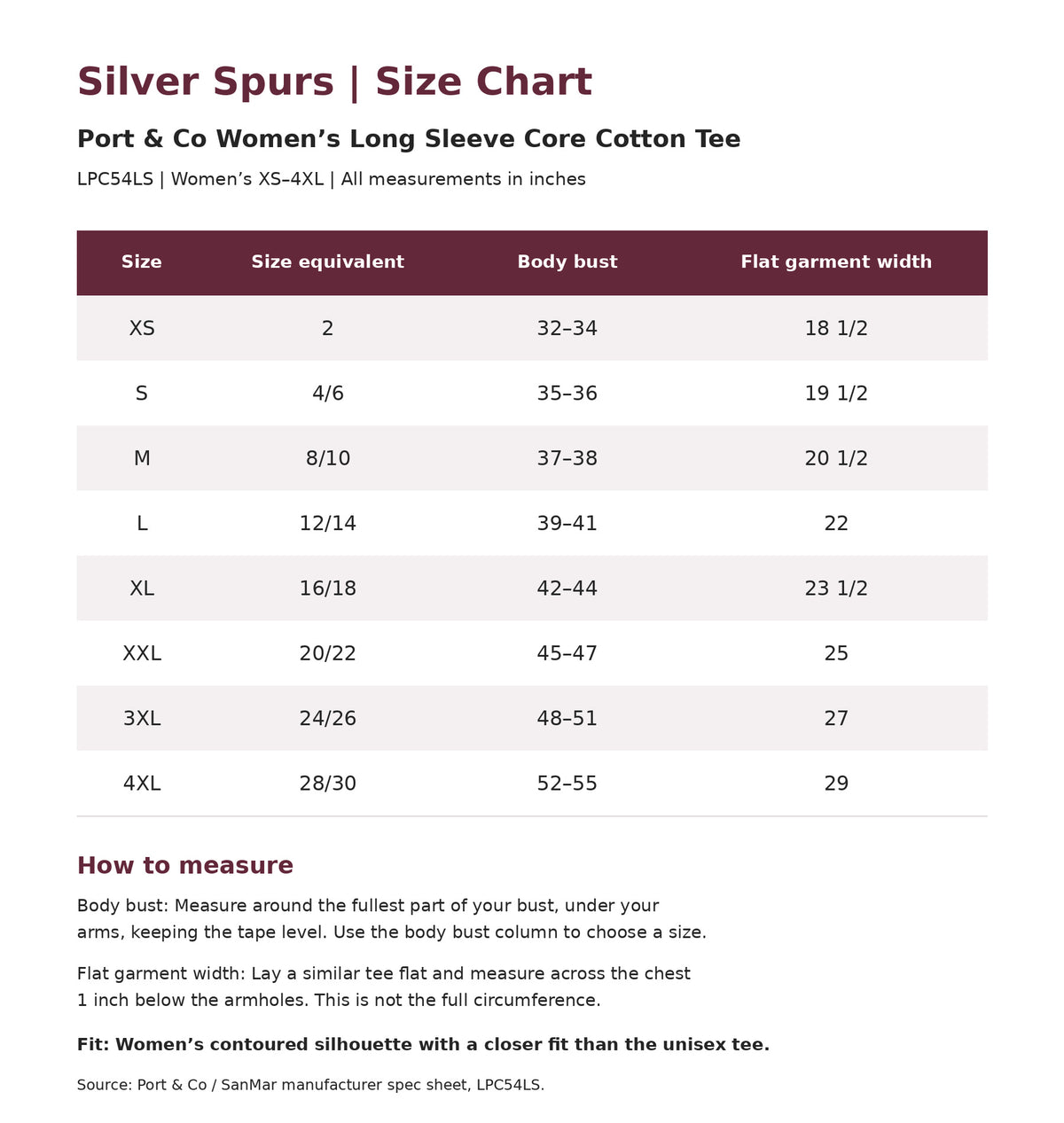 Silver Spurs Logo Long Sleeve Women's T-Shirt