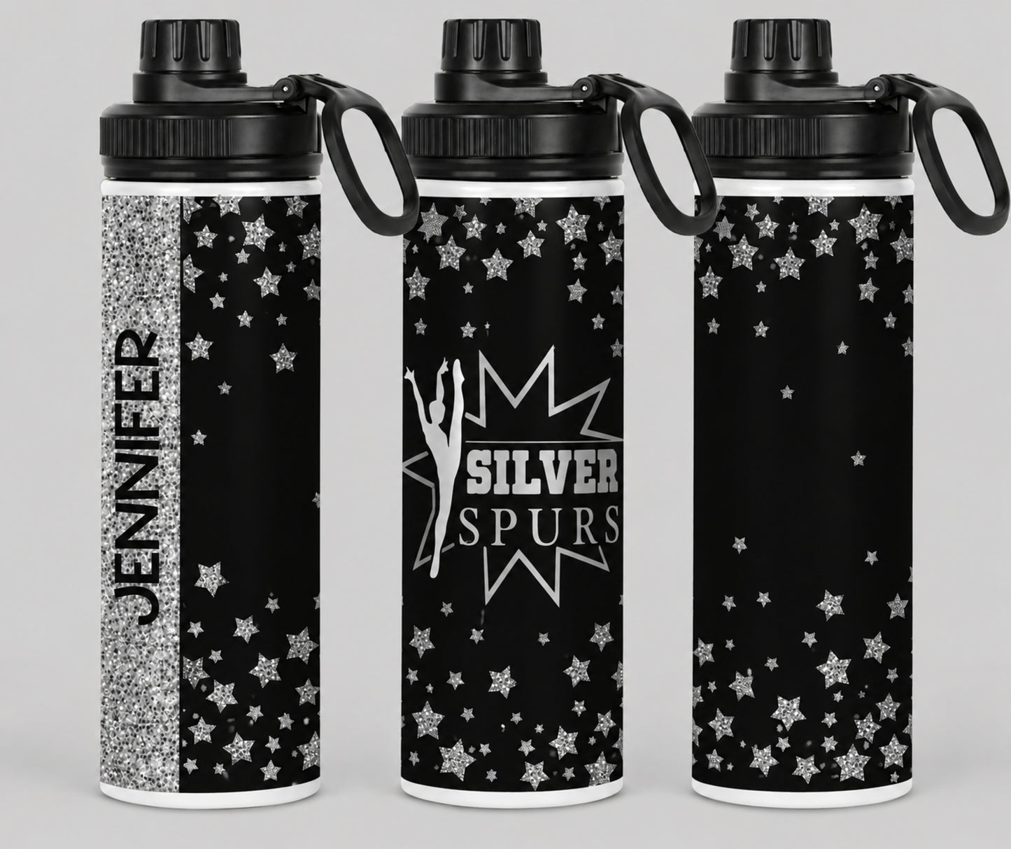 Silver Spurs 22oz Stainless Steel Water Bottle