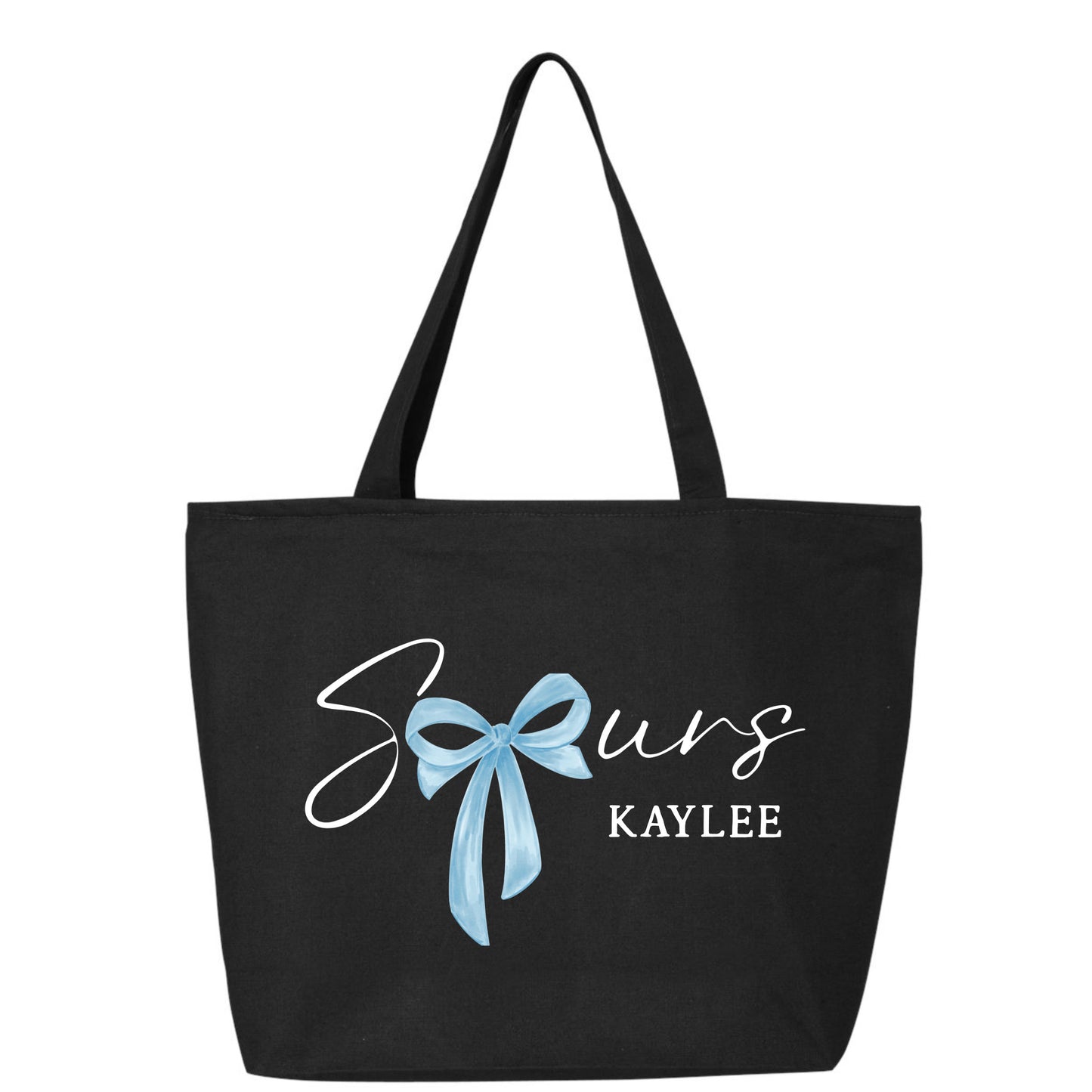 Silver Spurs Personalized Zippered Tote