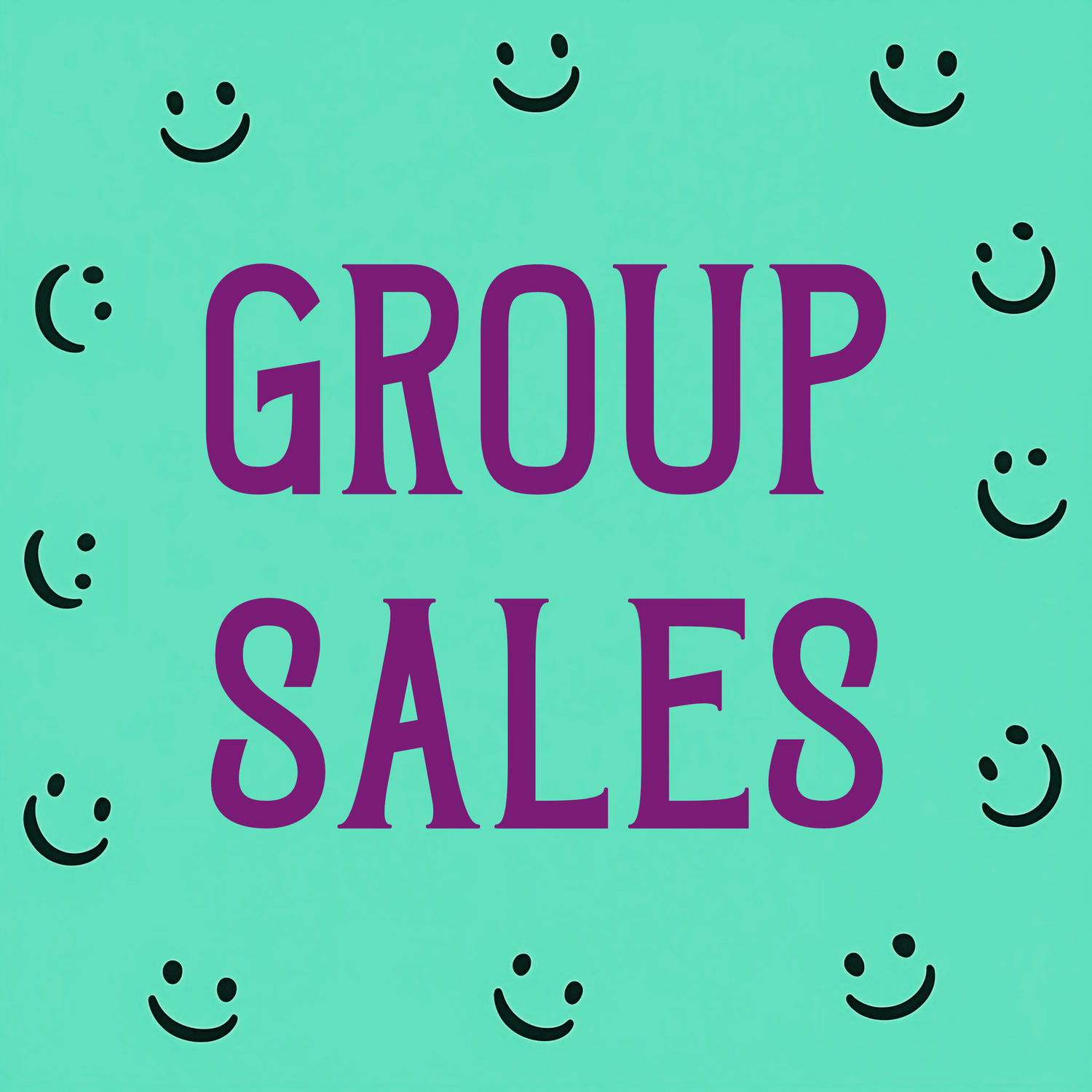 Contact me to set up your group sale!