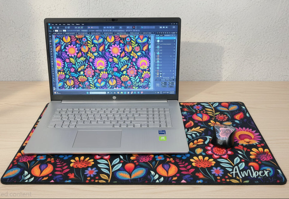 Personalized Desk Mat 14x24"