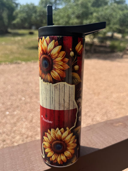 Texas Sunflower Tumbler