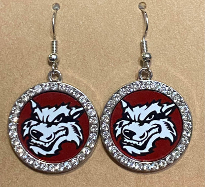 Round Bling Earrings- Totally Custom!