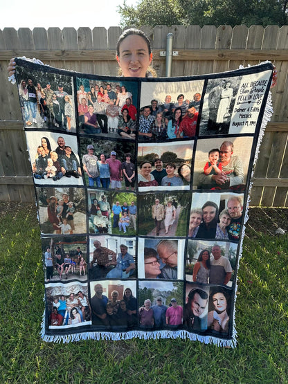 Photo Blankets (2 options)- Totally Custom!