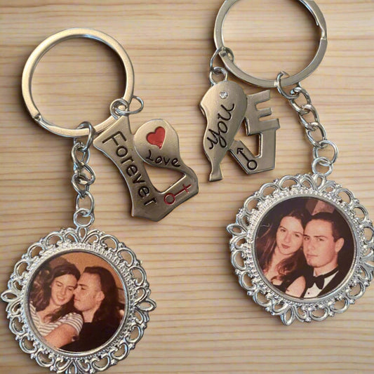 His and Hers Love Keychain Set