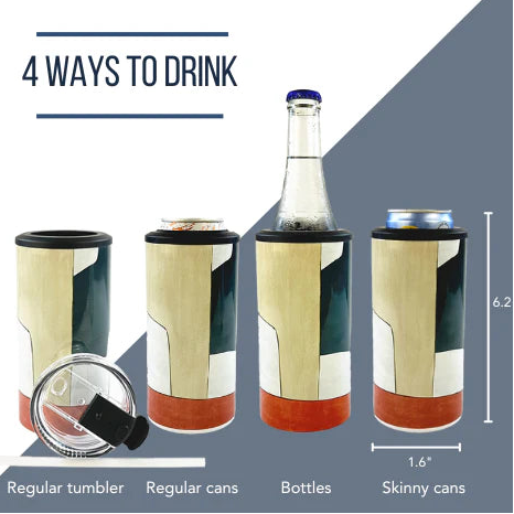 4 in 1 Can Cooler- Totally Custom!