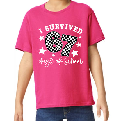 67 Days of School Shirt