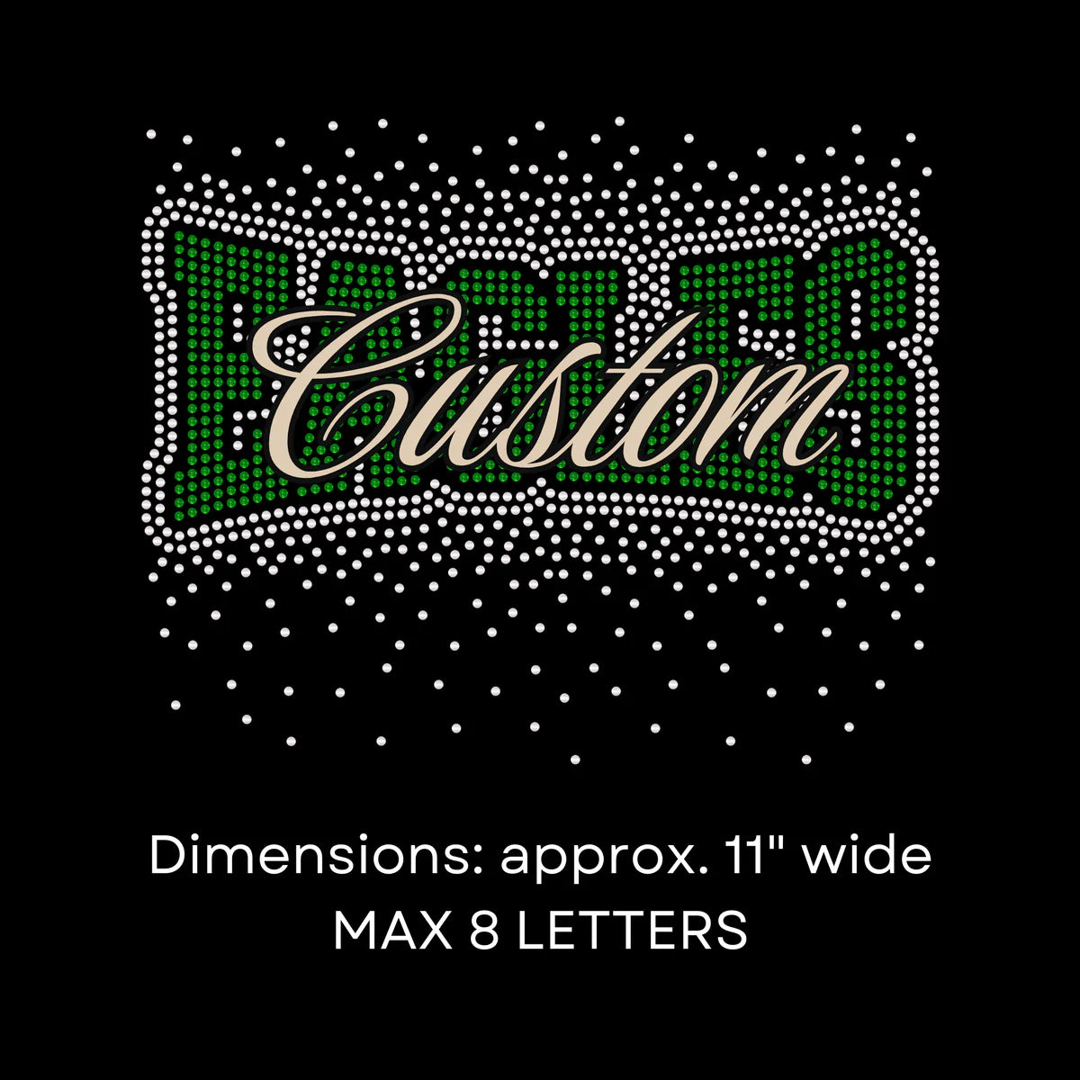 Custom Team and School Spirit Wear (Rhinestones or Spangles)