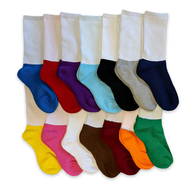 Athletic Socks with Black Bottom- Totally Custom!