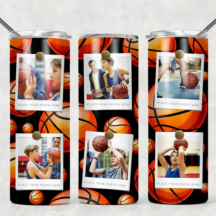 Basketball Tumbler- 6 Photos