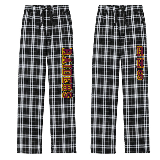 Rouse Flannel Pajama Pants, Black, White & Gray