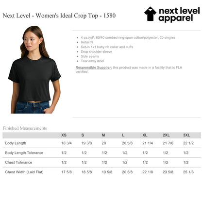Blush Logo- Women's Crop Top