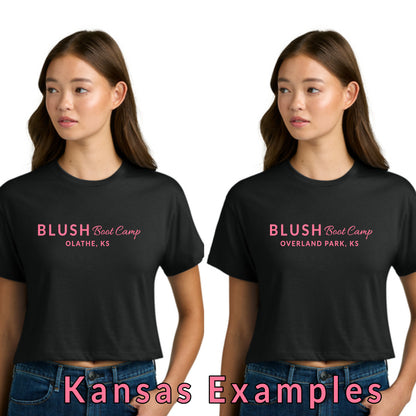 Blush Logo- Women's Crop Top