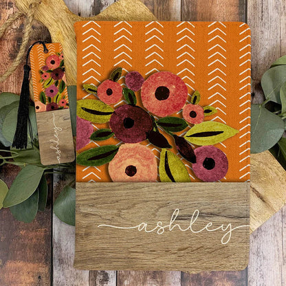 Boho Fall Floral Notebook