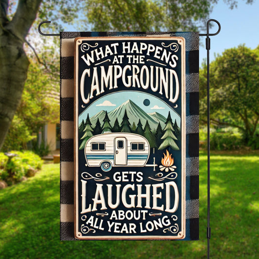 Campground Garden Flag