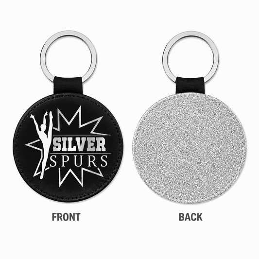 Silver Spurs Keychain
