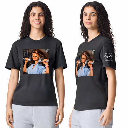 Blush Workout Doll-  Comfort Colors Tee