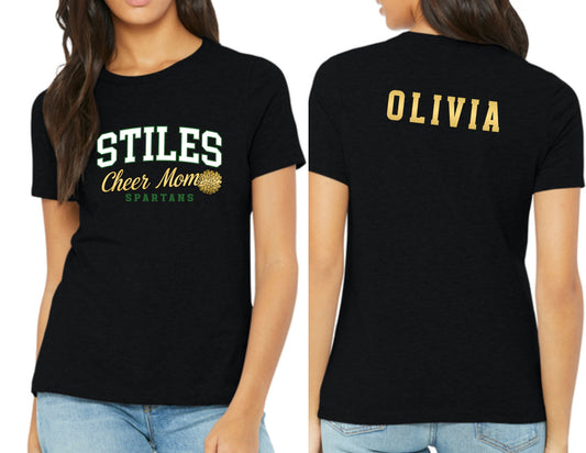 Stiles Cheer Mom Women's Cut T-Shirt