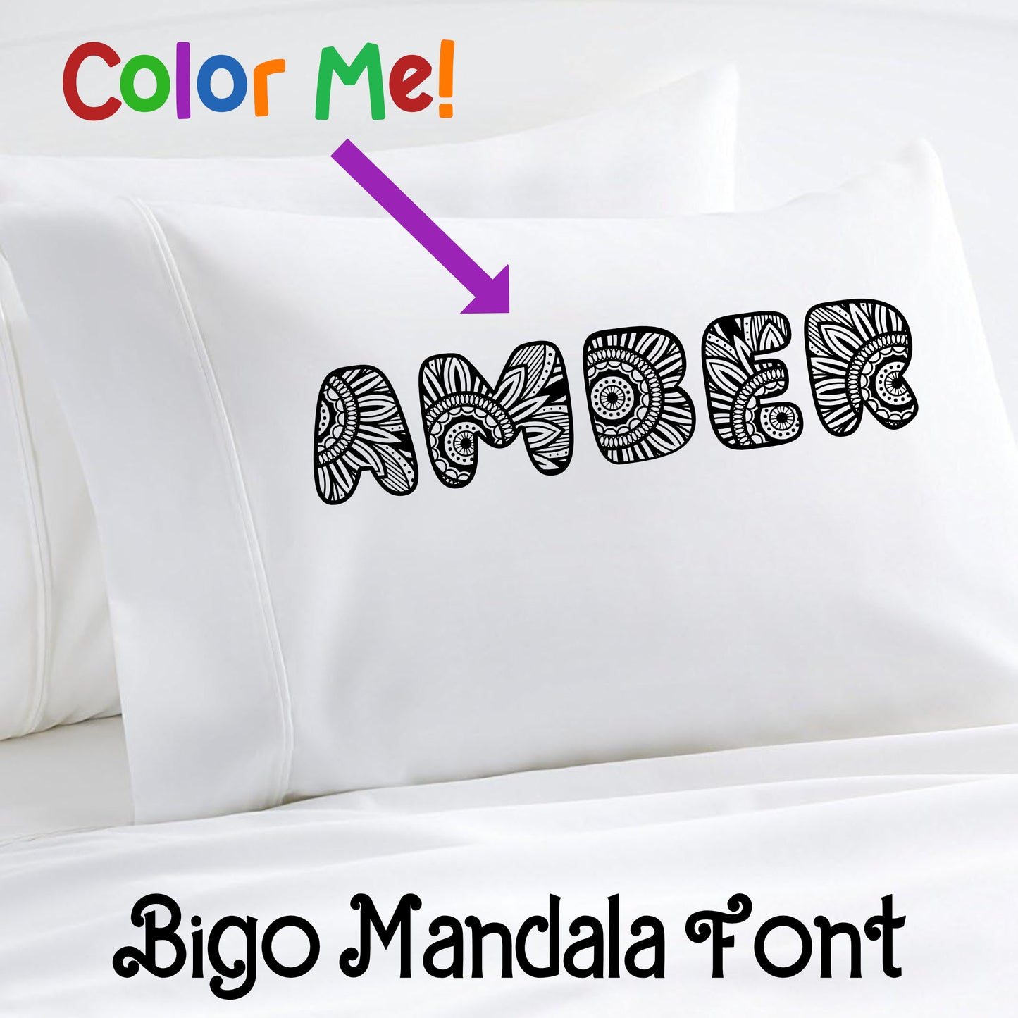 Color Me! Pillowcase