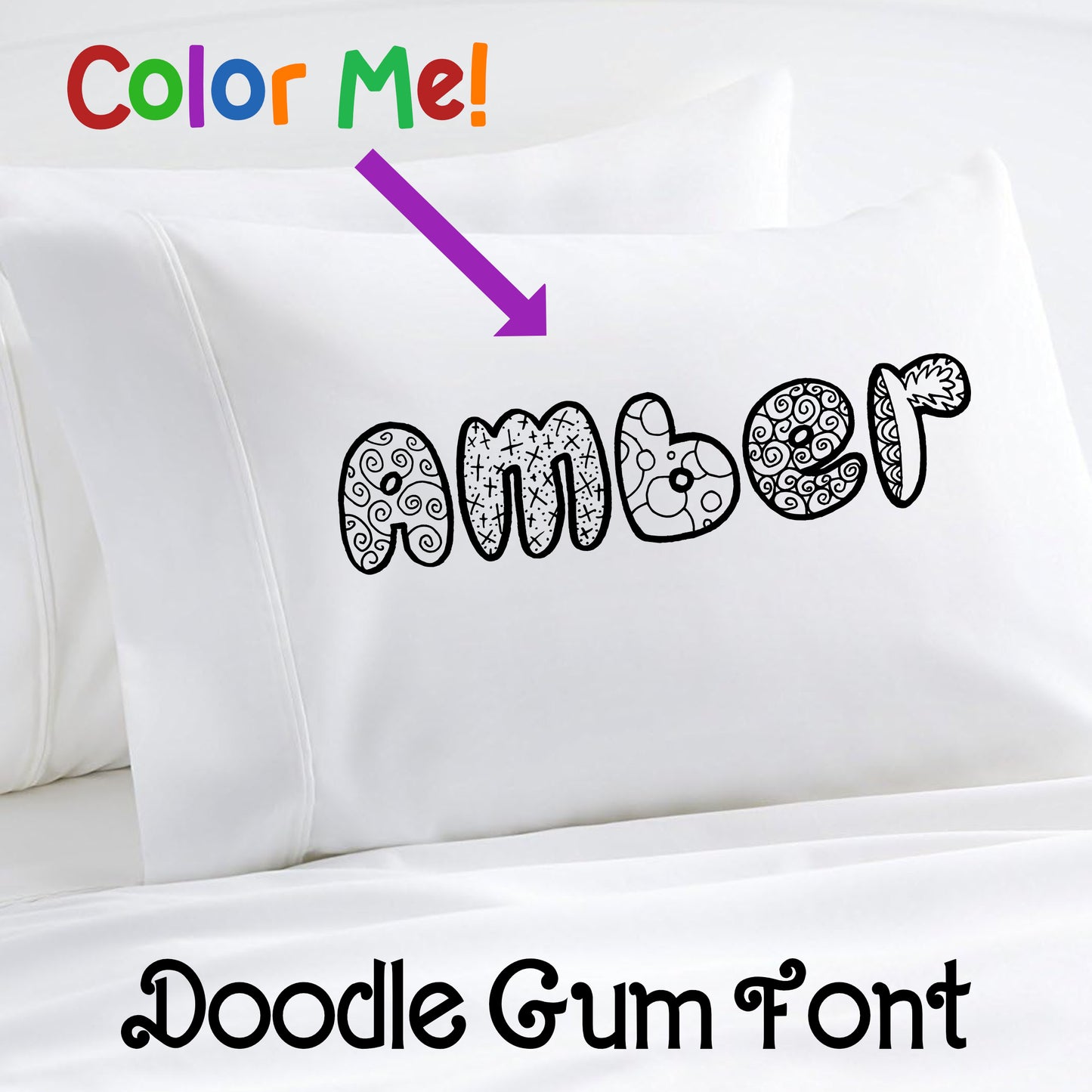 Color Me! Pillowcase