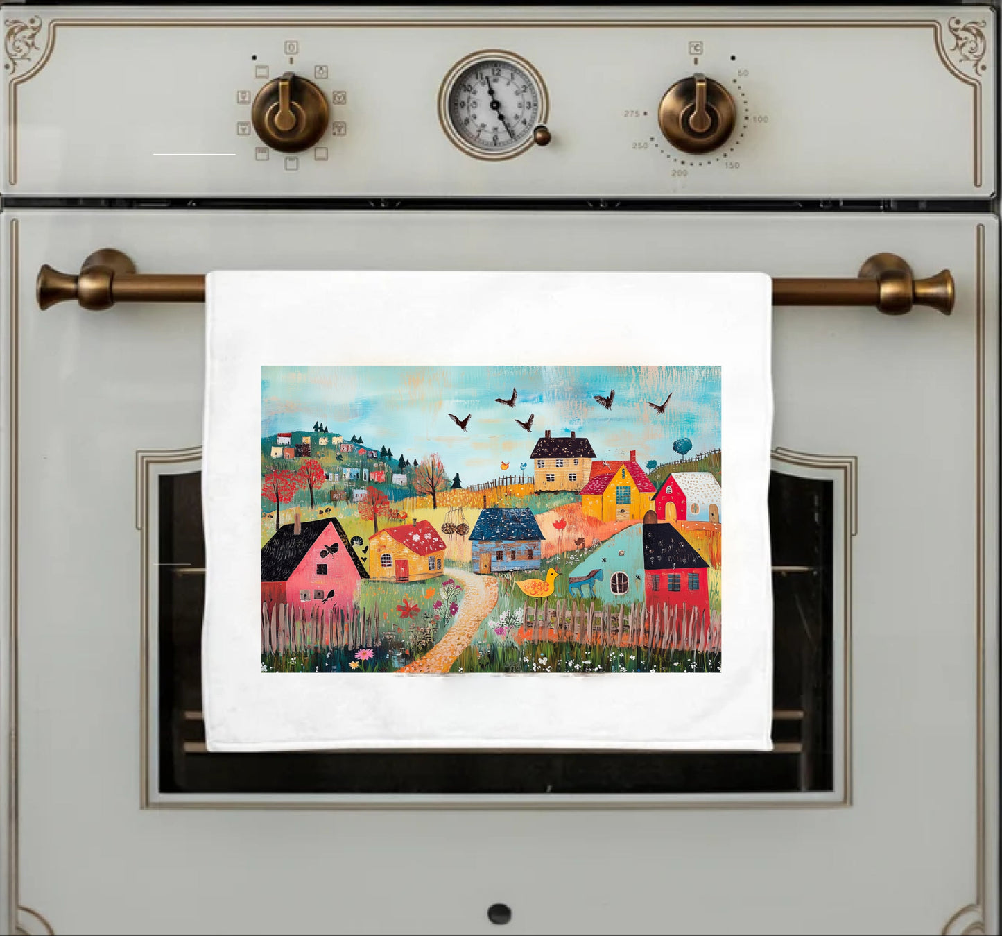 Kitchen Towel Drawn2Art