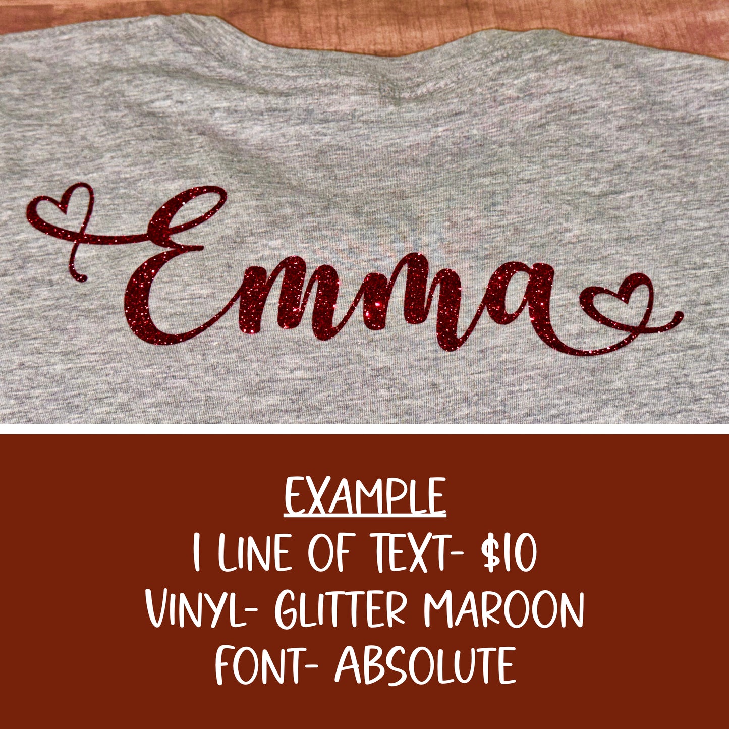 Customize your spirit wear