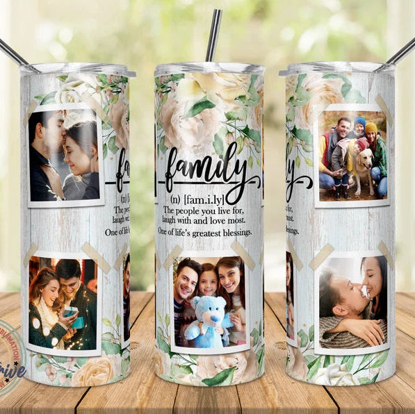 Family Quote Tumbler- 5 Photos