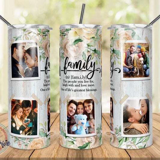 Family Quote Tumbler- 5 Photos