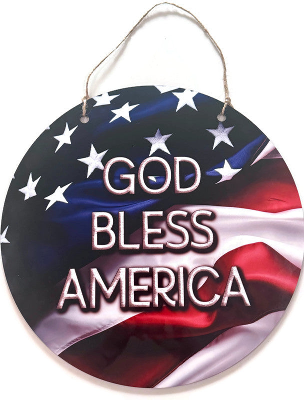 American Flag Door Hanger