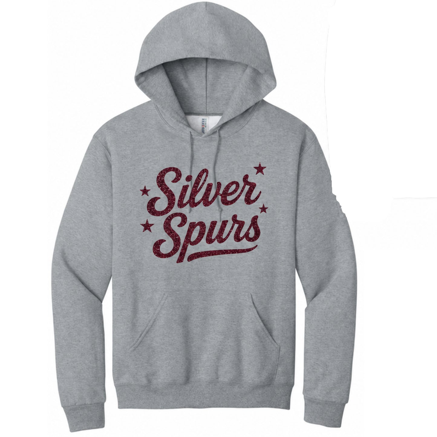 Silver Spurs Glitter Crewneck or Hoodie