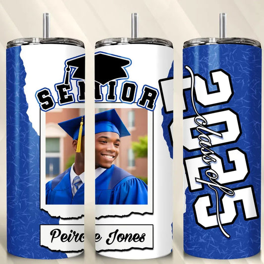 Graduation Photo Tumbler- 1 Photo