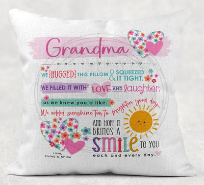 Grandma Hug Pillow