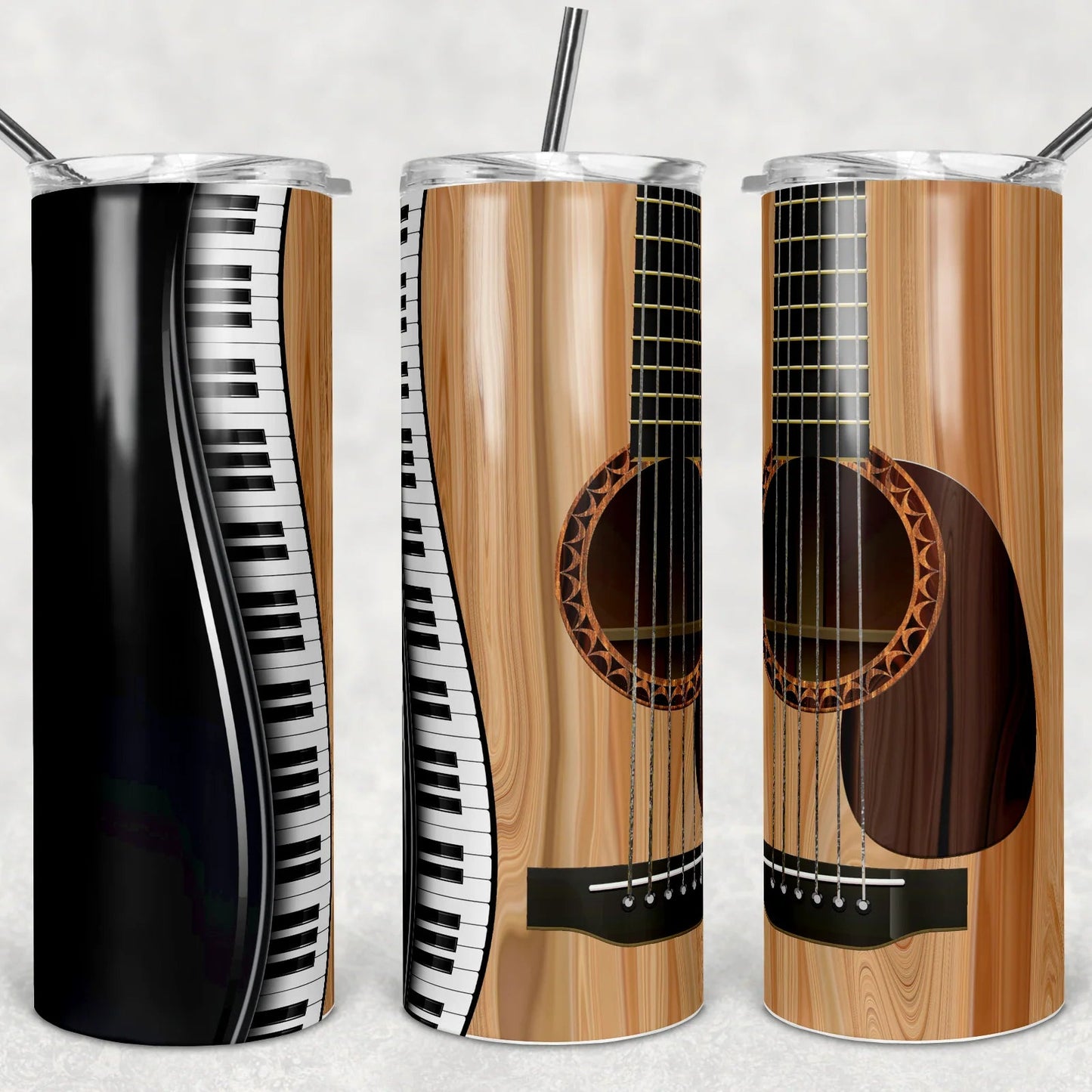 Piano & Guitar Tumbler