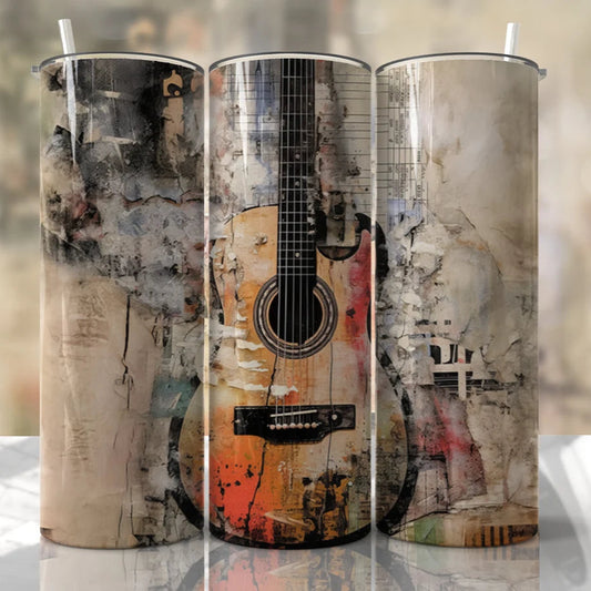 Grunge Guitar Tumbler