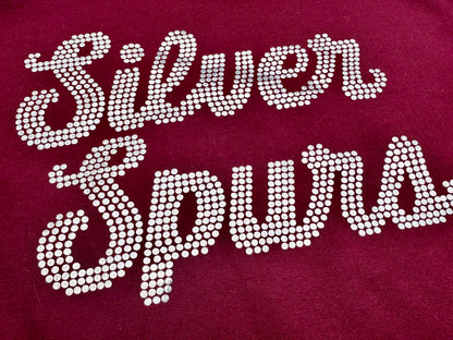 Silver Spurs Holographic Spangle Crewneck