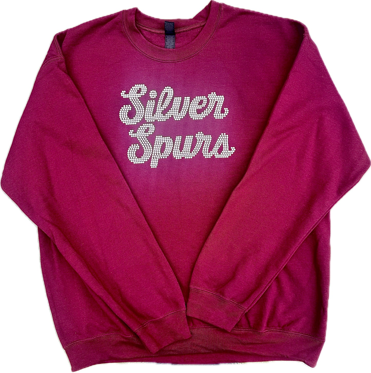 Silver Spurs Holographic Spangle Crewneck