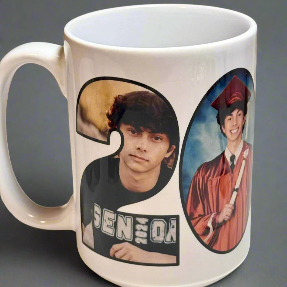 Graduation Photo Mug with Year