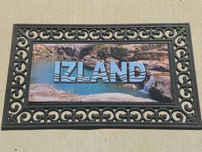 Your Photo on a Door Mat! Interchangeable Inserts!