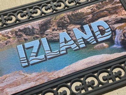 Your Photo on a Door Mat! Interchangeable Inserts!