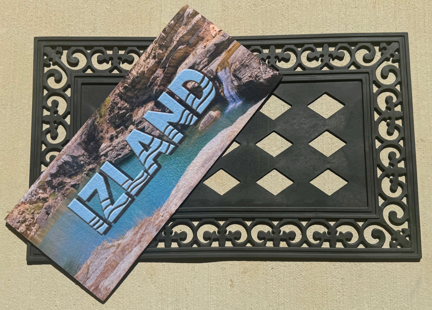 Your Photo on a Door Mat! Interchangeable Inserts!