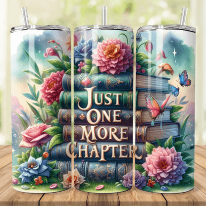 Just One More Chapter Tumbler