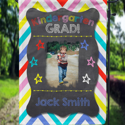 Kinder & Pre-K Graduation Garden Flag