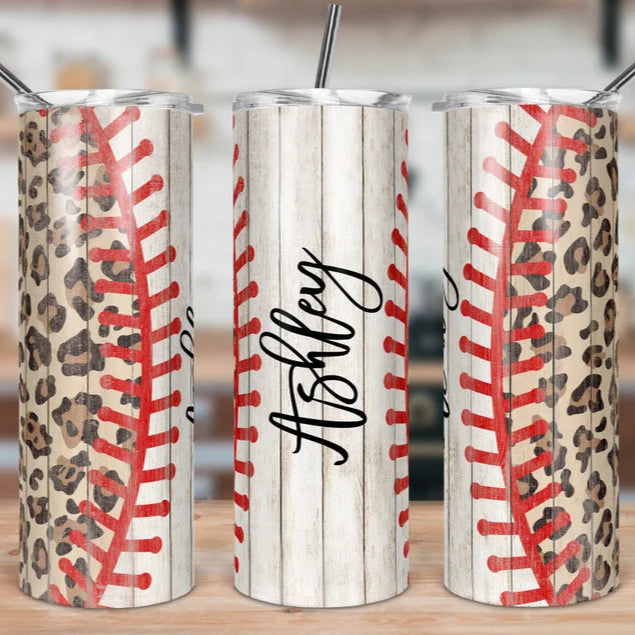 Baseball Name Tumbler