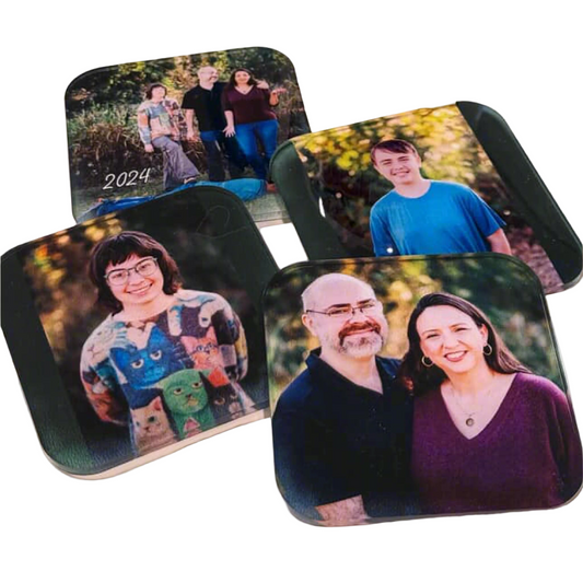 4 Acrylic Coasters Drawn2Art