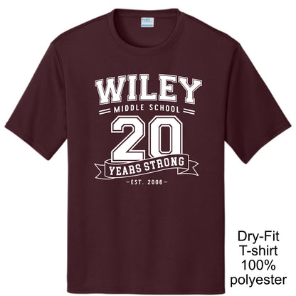 Wiley "20 Years Strong" Commemorative Apparel