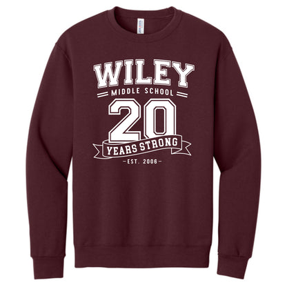 Wiley "20 Years Strong" Commemorative Apparel